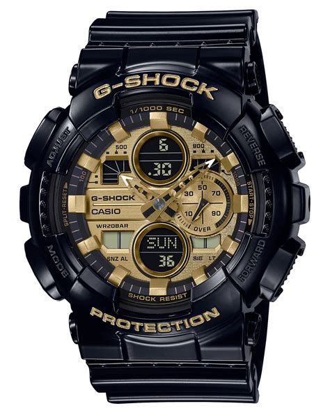 black gold g shock watch.